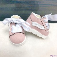 SHU083PNK Yo SD 1/6 bjd Doll Shoes Sport Running Sneaker Pink (Foot 4.5cm) 
